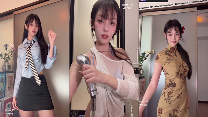 推特极品少女玉米双镜头热舞